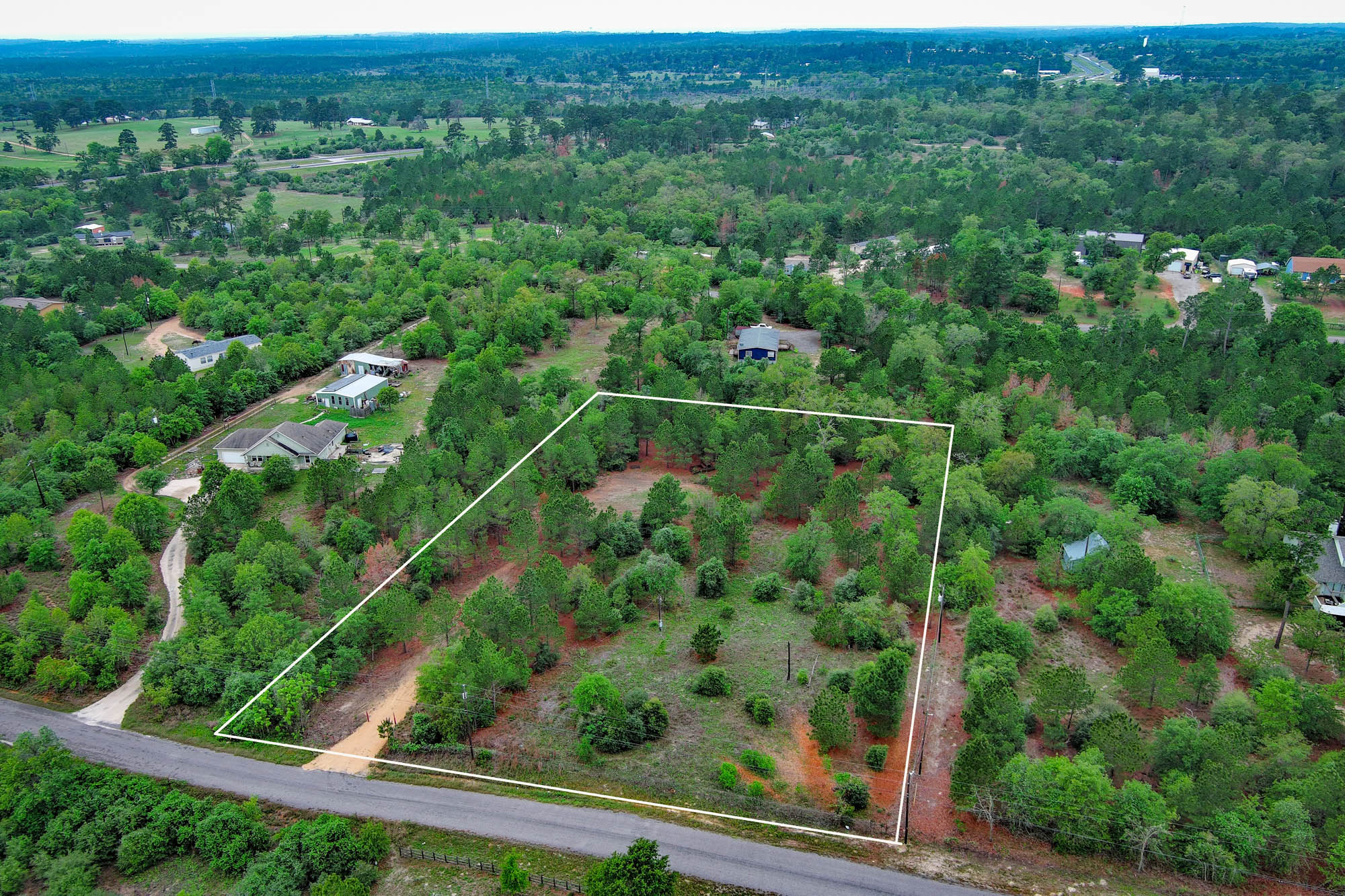 172 Kelley Road East Bastrop, TX 78602 - Photo 19 of 26 view of a green field with lots of bushes