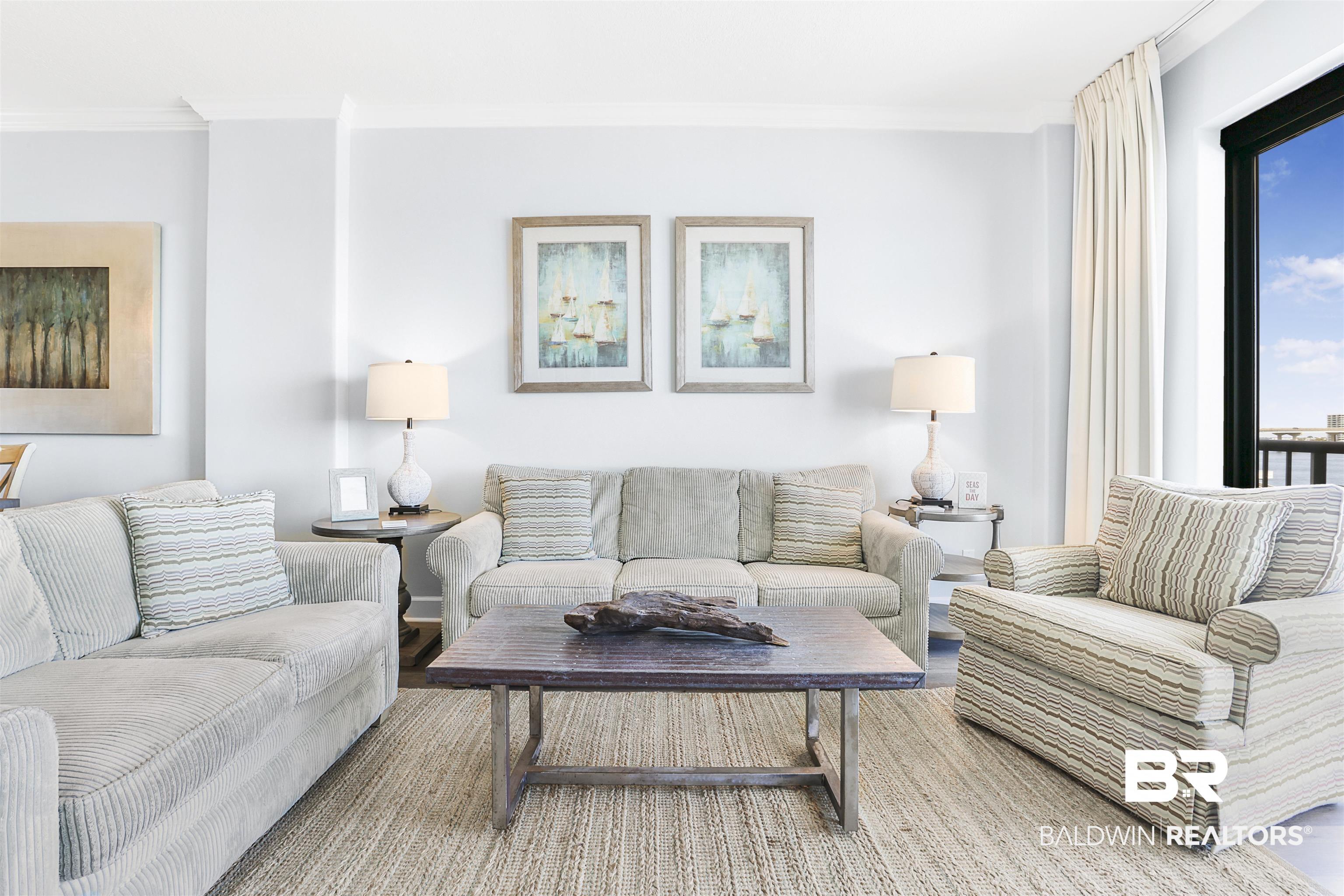 27284 Gulf Road, Unit 301 Orange Beach, AL 36561 - Photo 7 of 38 Living Room