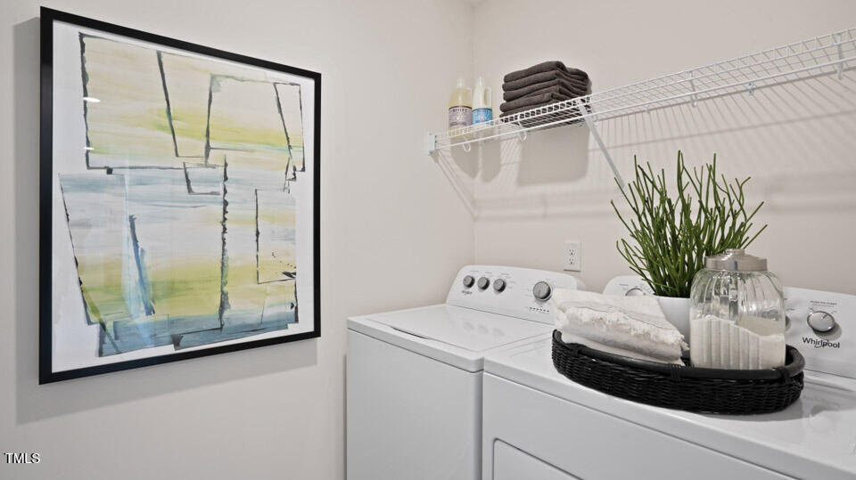 112 Reagan Crest Drive Clayton, NC 27520 - Photo 6 of 26 a bathroom with a potted plant and a shower