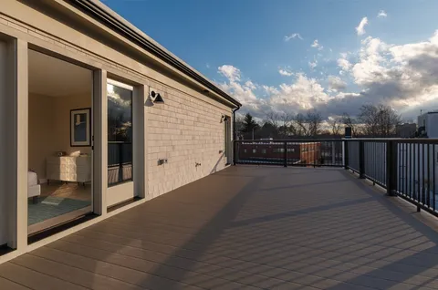 a view of balcony with couch