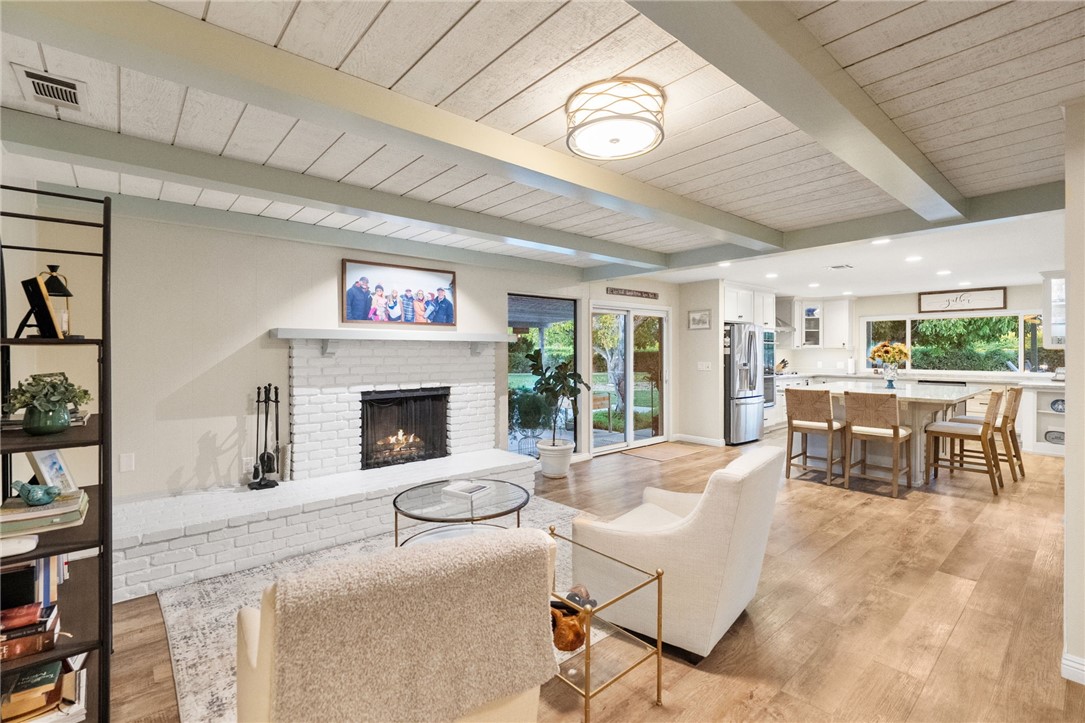 26440 Old Agency Road Hemet, CA 92544 - Photo 22 of 74 a living room with furniture and a fireplace