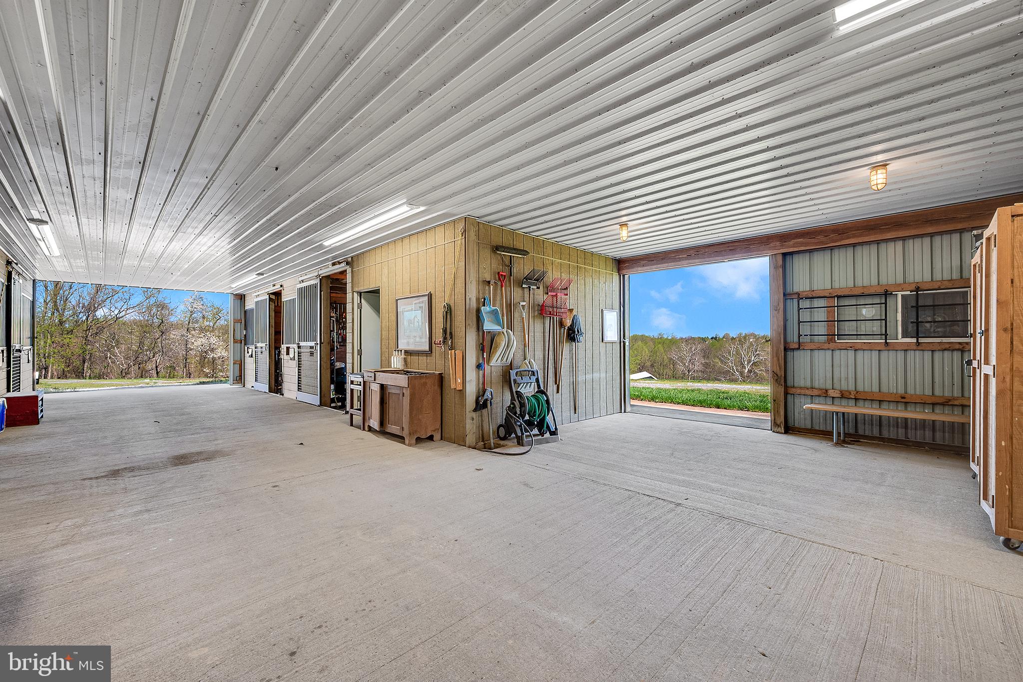 26100 Mullinix Mill Road Mount Airy, MD 21771 - Photo 84 of 99 Spacious workshop with scenic views.
