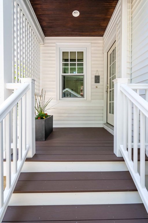 29 Royce Road Newton, MA 02459 - Photo 31 of 38 a front view of a house with a porch