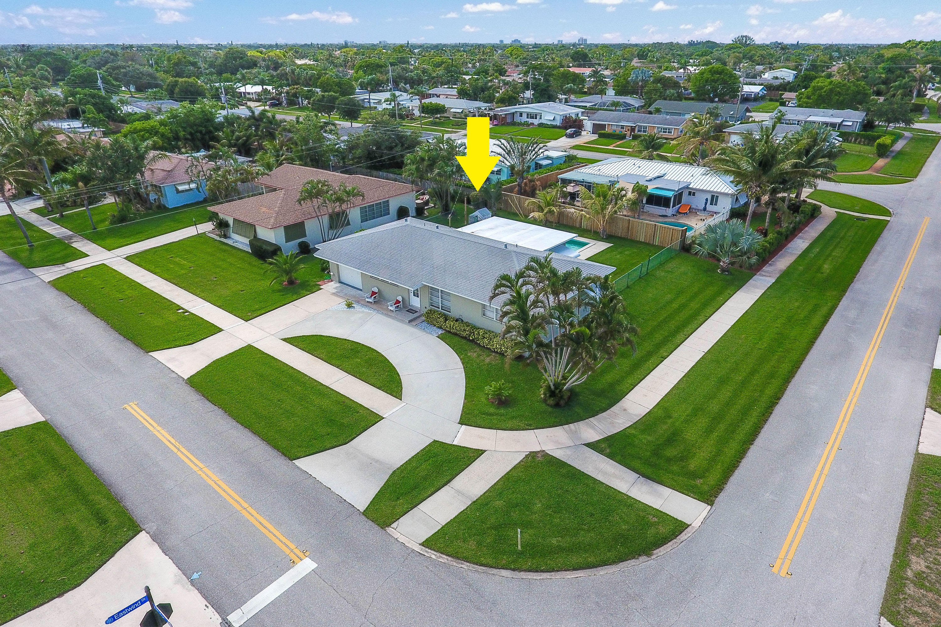 401 Harbour Road North Palm Beach, FL 33408 - Photo 35 of 47 401 Harbour Road Aerial_03_marked