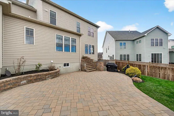 a view of a park with swings and slides