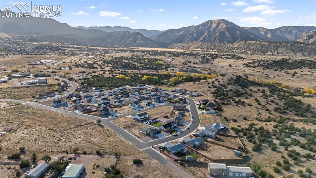 442 Gold Canyon Road Canon City, CO 81212 - Photo 35 of 38 an aerial view of residential house and sandy dunes