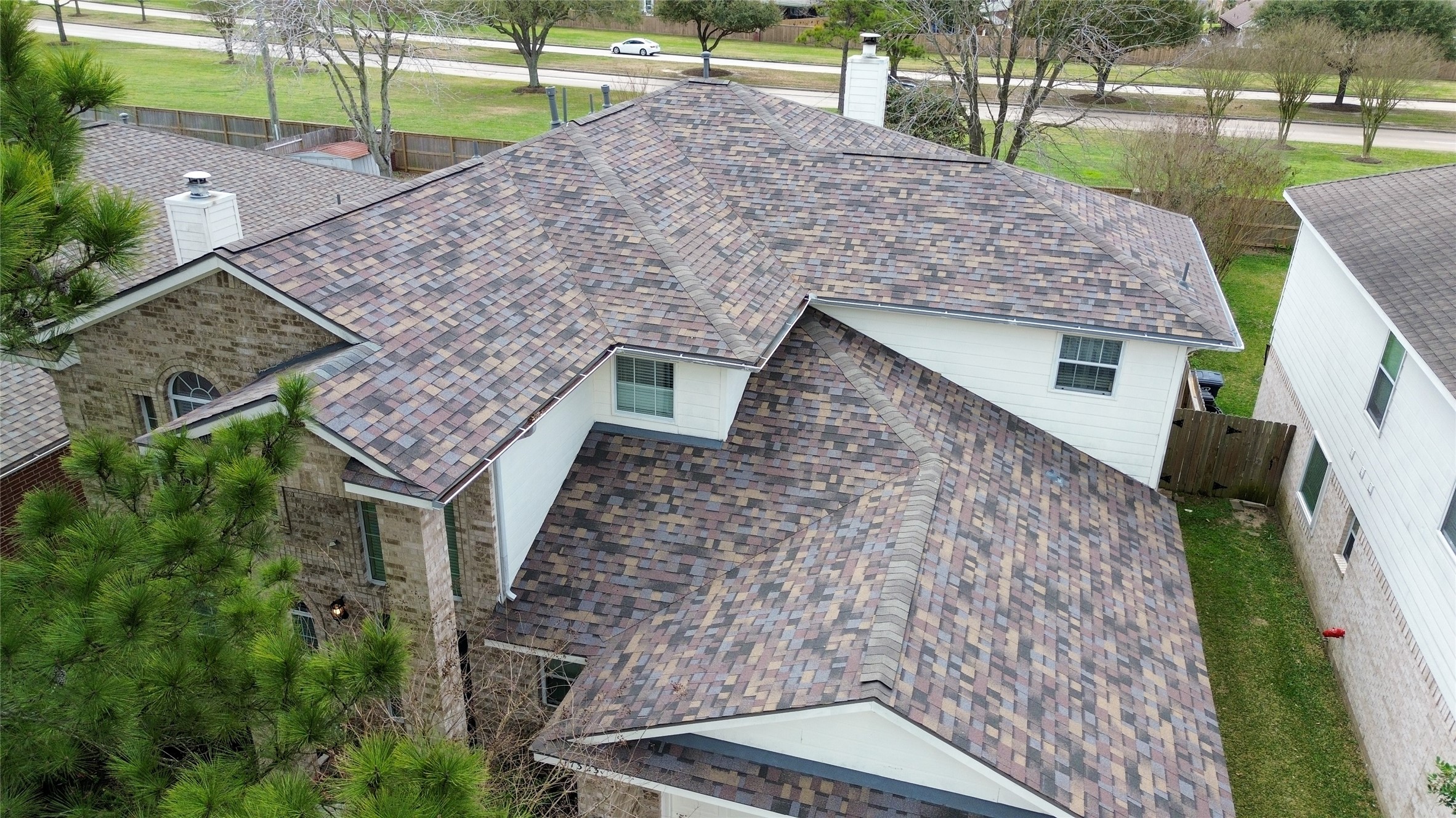 17323 Dakota Ridge Drive Houston, TX 77095 - Photo 23 of 25 a aerial view of a house with a yard