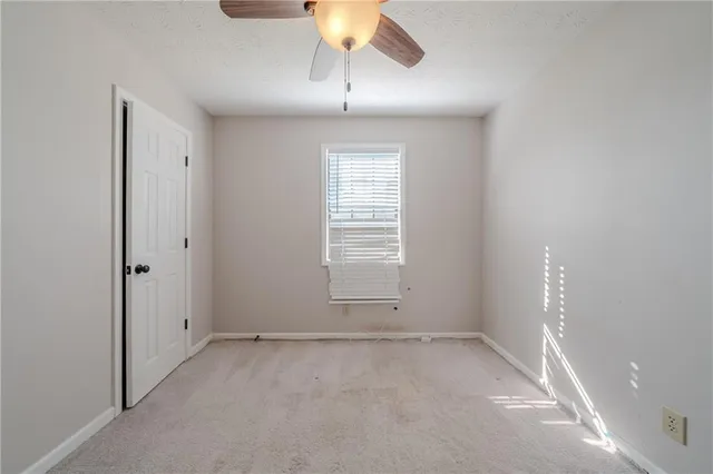 a view of an empty room