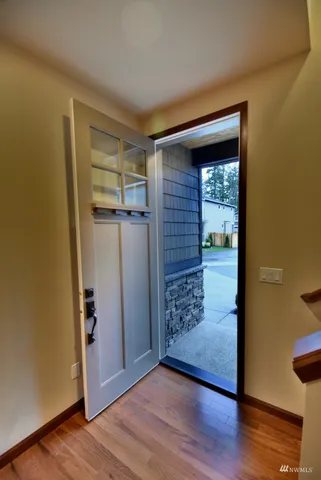 wooden floor in an empty room