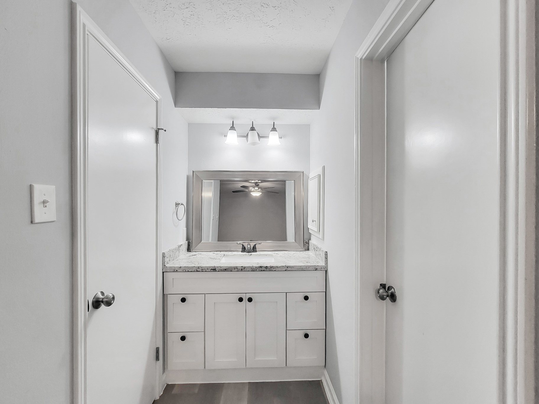 2522 Nightowl Trail Spring, TX 77373 - Photo 22 of 40 a bathroom with a double vanity sink and a mirror