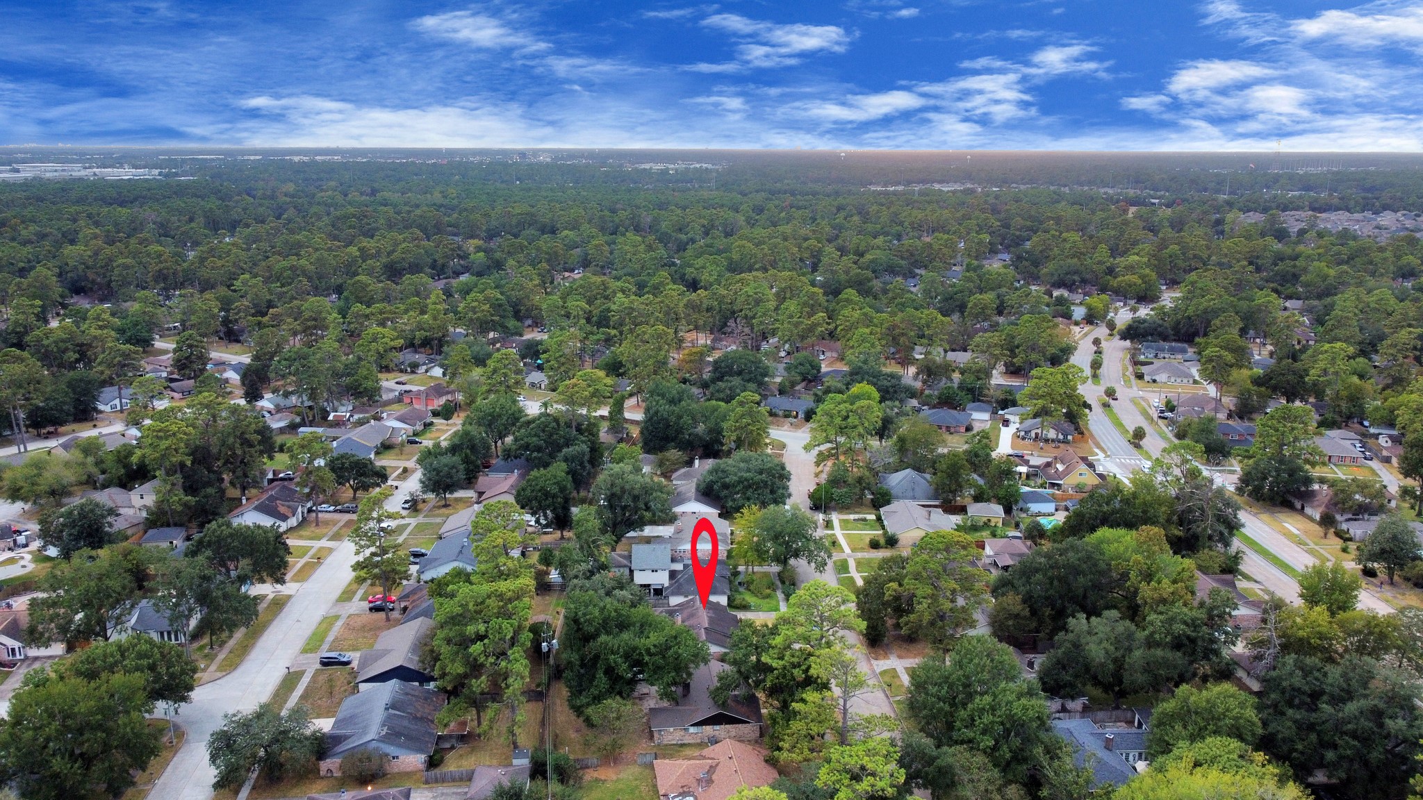 2522 Nightowl Trail Spring, TX 77373 - Photo 40 of 40 an aerial view of multiple house