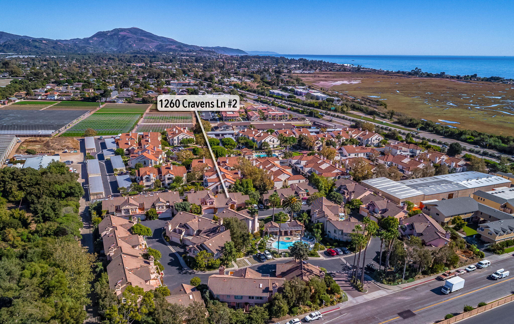 1260 Cravens Lane, Unit 2 Carpinteria, CA 93013 - Photo 21 of 23 a view of city and ocean