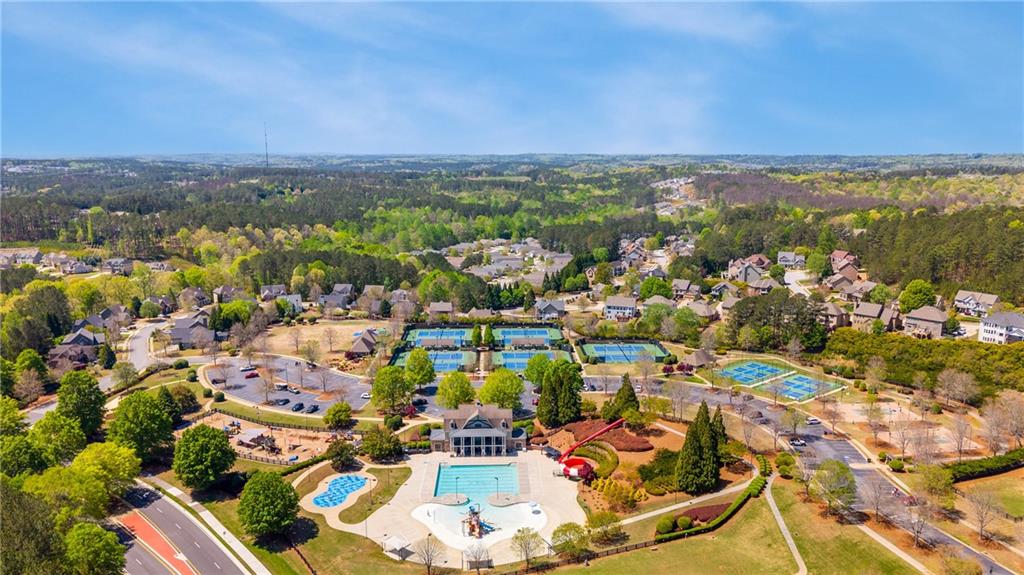 271 Ivy Hall Lane Dallas, GA 30132 - Photo 112 of 120 an aerial view of residential houses with outdoor space