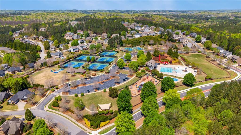 271 Ivy Hall Lane Dallas, GA 30132 - Photo 114 of 120 an aerial view of residential houses with outdoor space