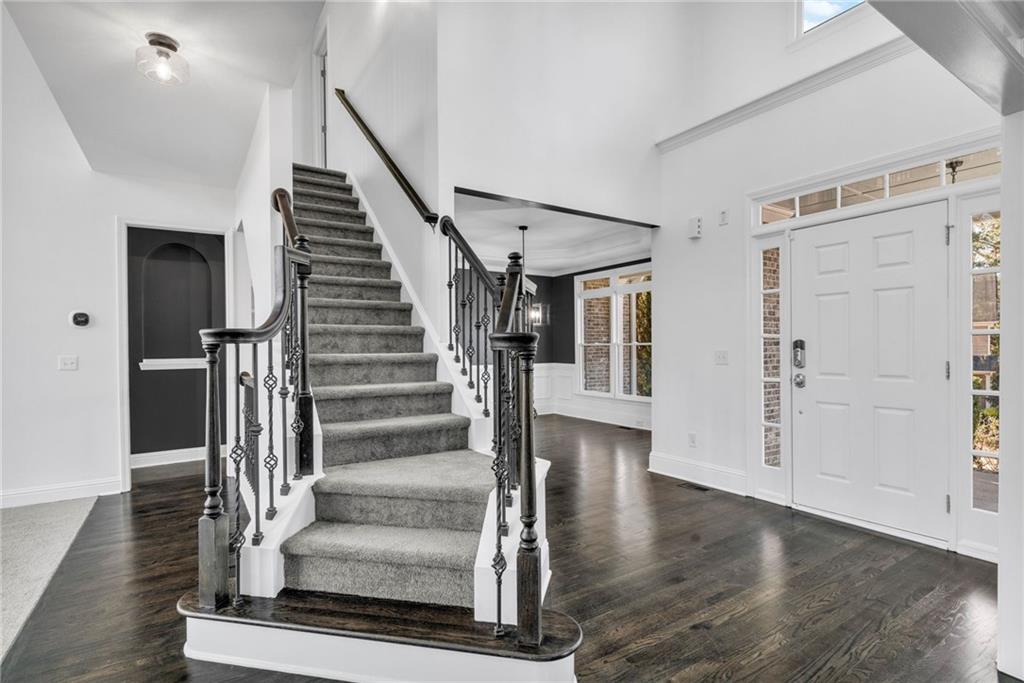 271 Ivy Hall Lane Dallas, GA 30132 - Photo 36 of 120 a view of entryway and hall with wooden floor