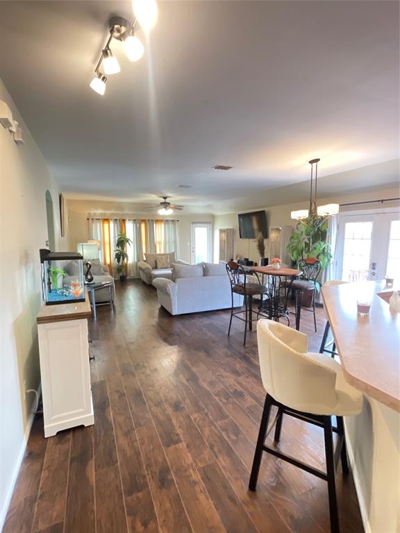 301 Long Prairie Drive Forney, TX 75126 - Photo 6 of 16 a living room with furniture and wooden floor