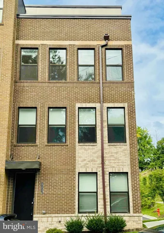 a front view of a building