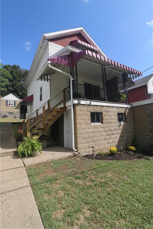 449 Spring Street Richeyville, PA 15358 - Photo 2 of 17 a view of a house with a yard