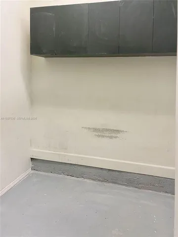 a view of wooden cabinets