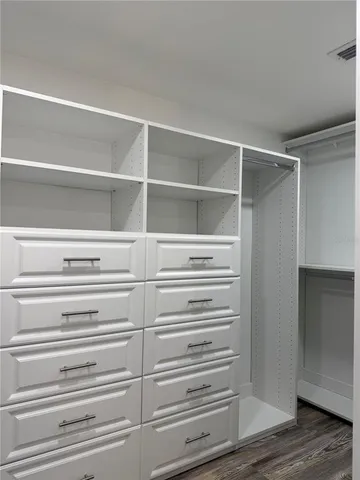 a view of walk in closet