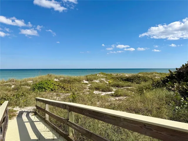 a view of ocean from a balcony