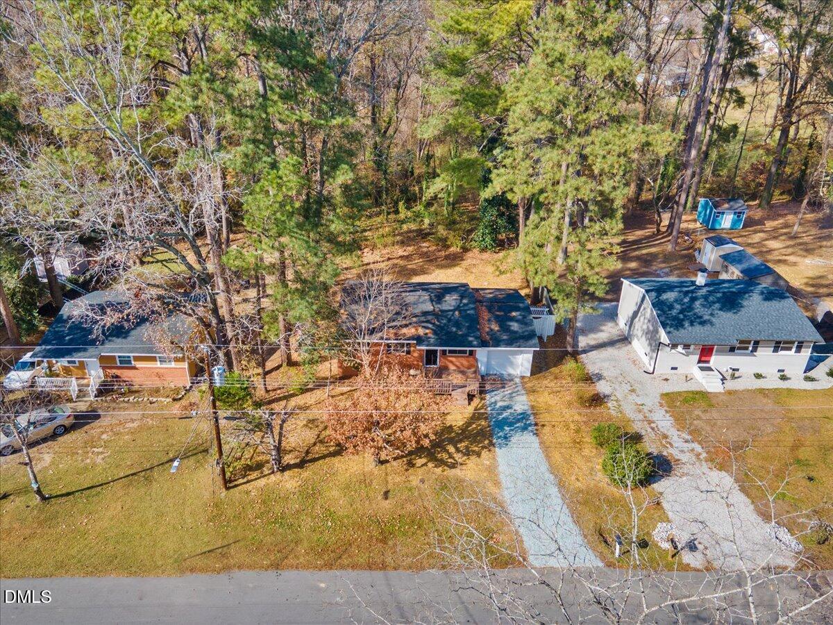 1406 Valley Road Garner, NC 27529 - Photo 36 of 39 an aerial view of residential houses with outdoor space