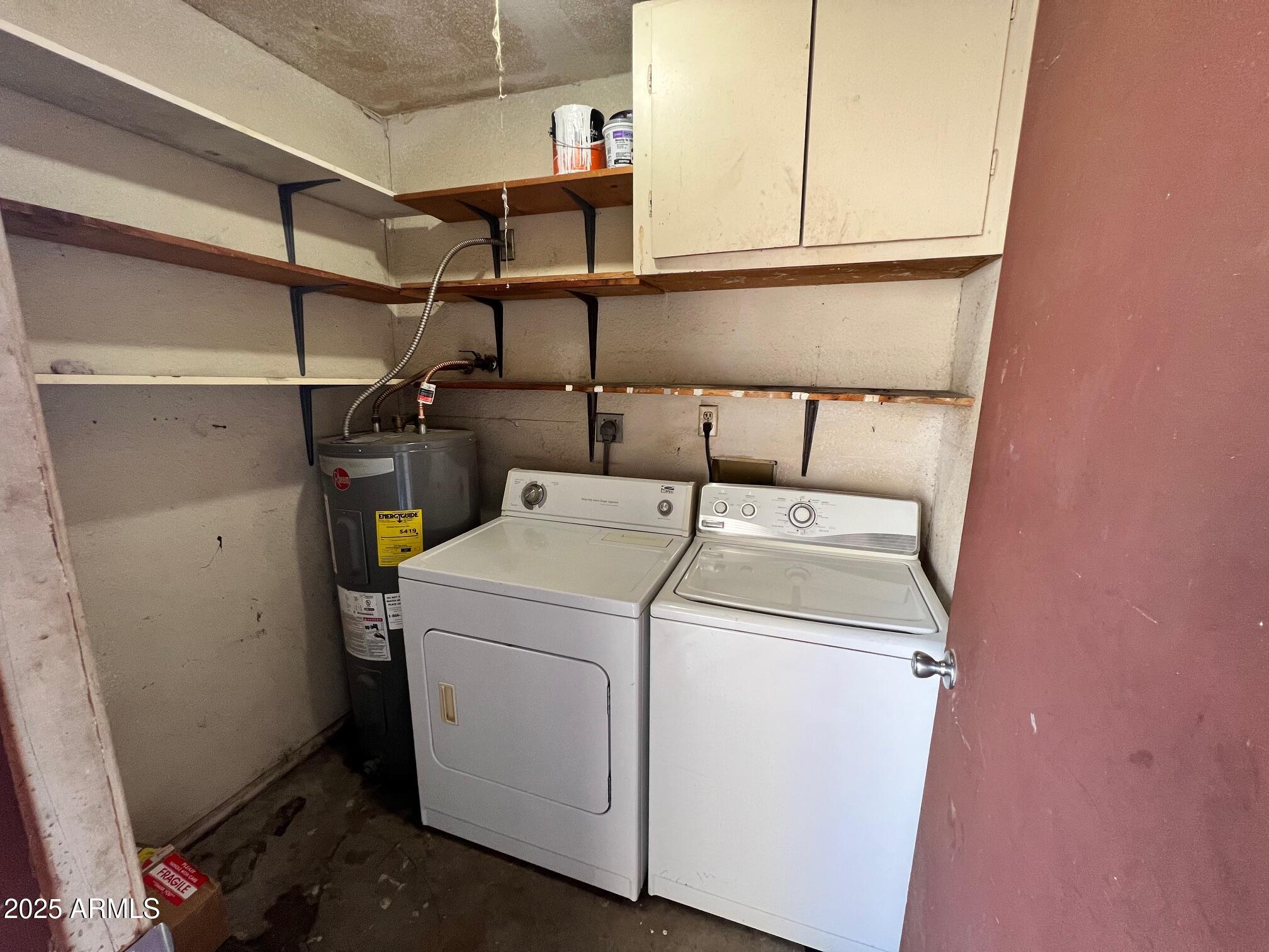 1927 East Hampton Avenue, Unit 136 Mesa, AZ 85204 - Photo 23 of 26 a utility room with dryer and washer