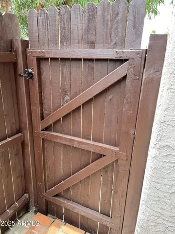 a view of a pathway of a building