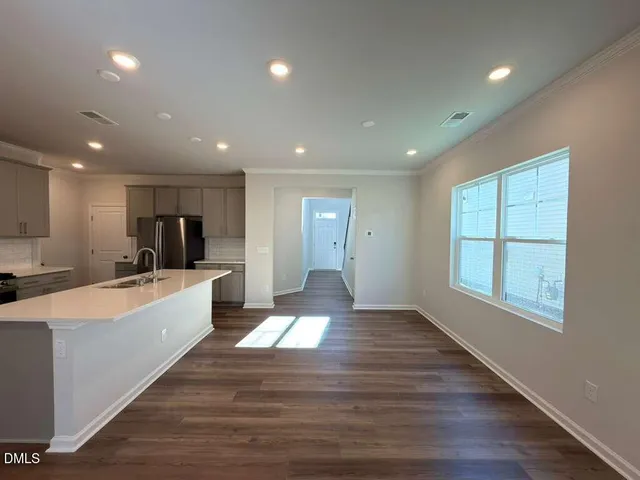 a large hall with lots of counter space