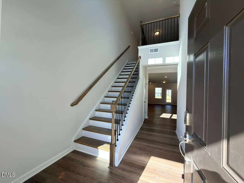 2008 English Saddle Lane Durham, NC 27703 - Photo 3 of 49 a view of entryway with wooden floor