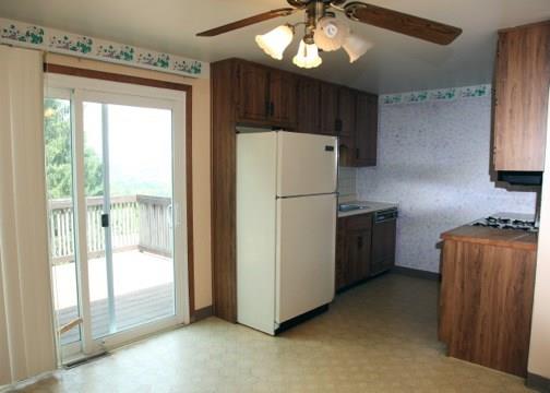 3056 Mt Troy Road Pittsburgh, PA 15212 - Photo 3 of 21 Kitchen/dining area with a large deck