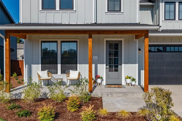a view of a swimming pool with a yard
