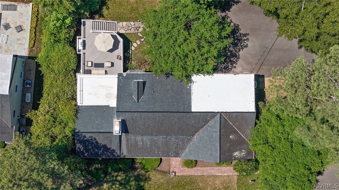 8015 Thom Road Henrico, VA 23229 - Photo 45 of 50 an aerial view of a house with outdoor space and street view