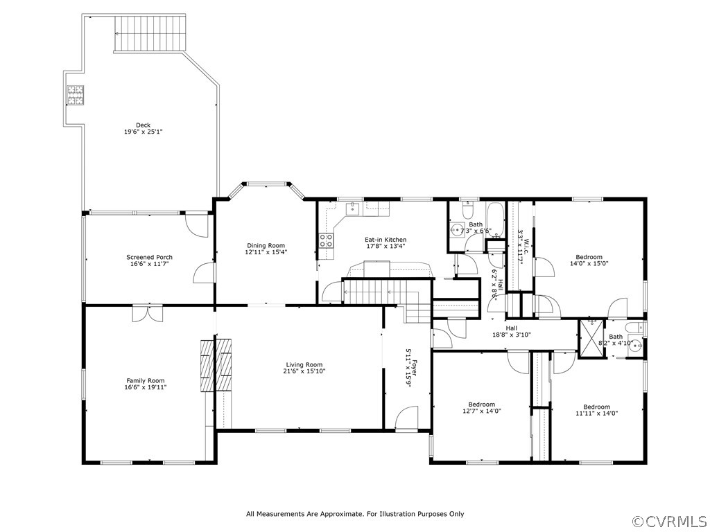 8015 Thom Road Henrico, VA 23229 - Photo 47 of 50 a picture of floor plan