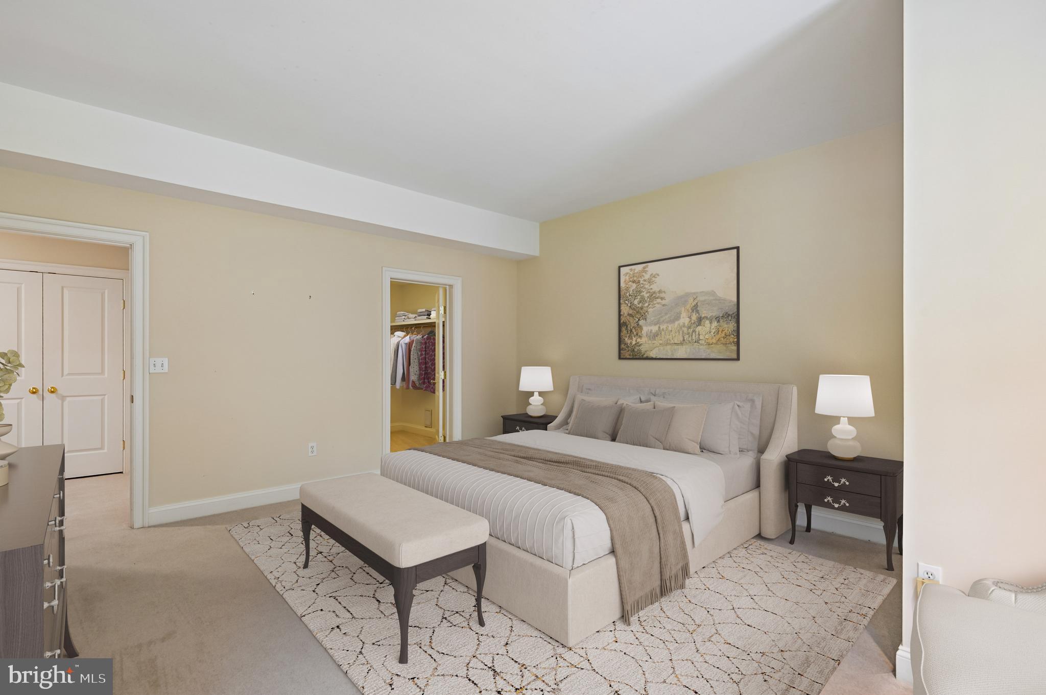 2700 Falling Timber Trail Edgewater, MD 21037 - Photo 47 of 89 a bedroom with a bed and a lamp on dresser