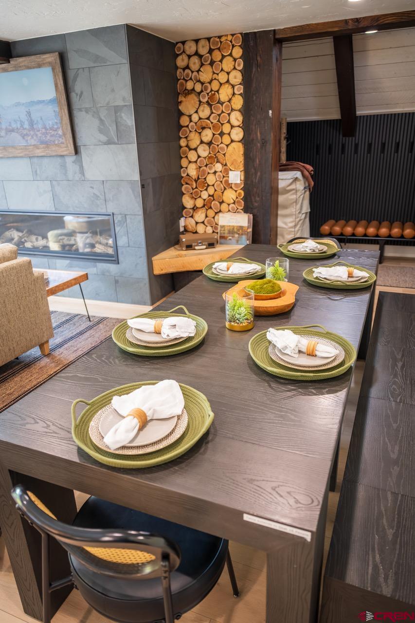 170 Lower Allen Road Crested Butte, CO 81224 - Photo 14 of 42 a kitchen with a table and chairs