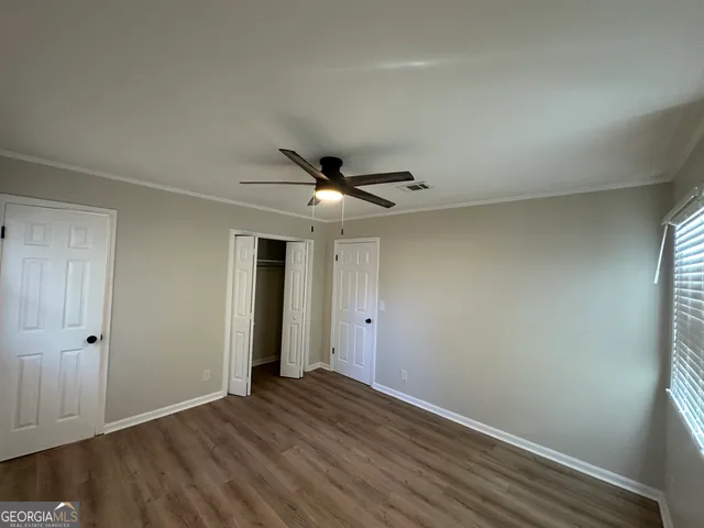 wooden floor in an empty room