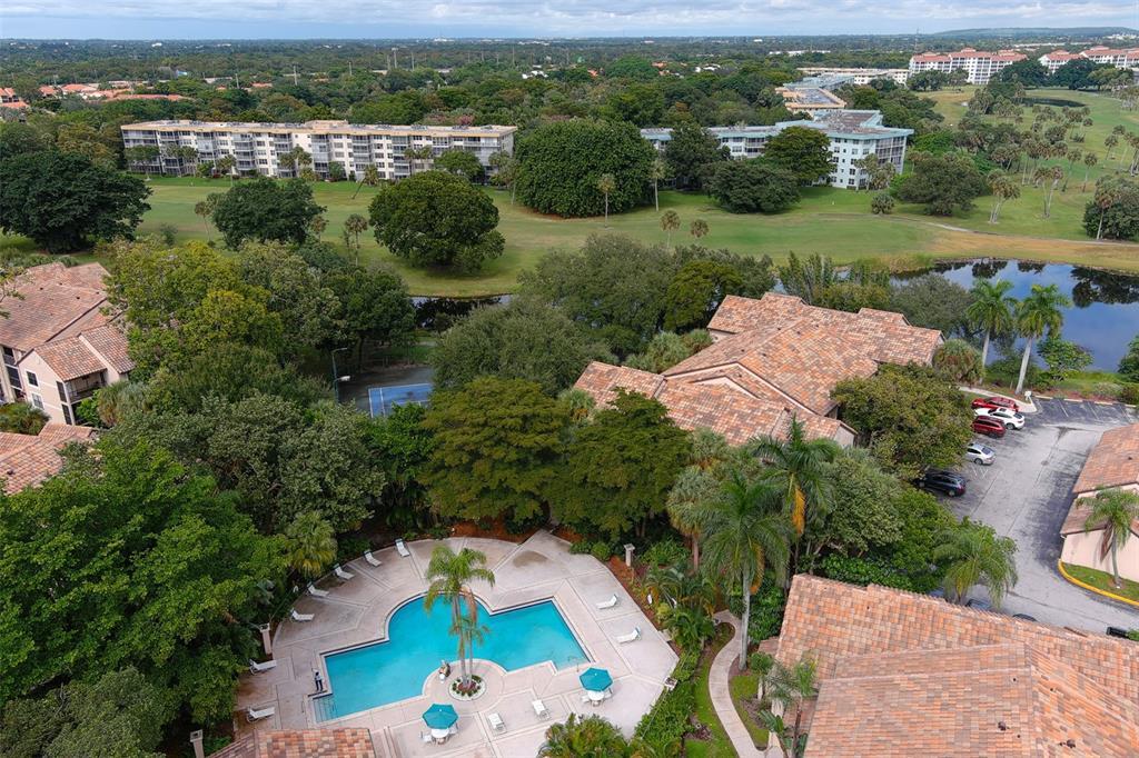 4581 West McNab Road, Unit 33 Pompano Beach, FL 33069 - Photo 13 of 15 Clubhse aerial view