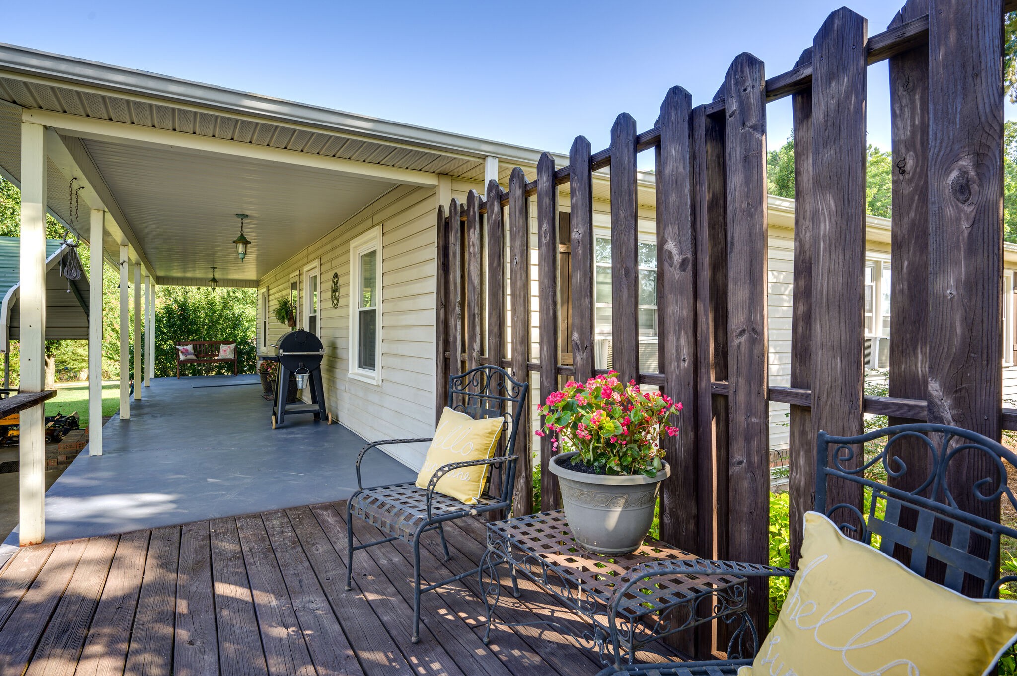 2558 Chisholm Road Iron City, TN 38463 - Photo 32 of 35 a outdoor living space with furniture and potted plants