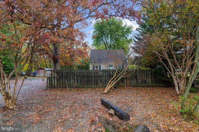 a view of a park with a slide