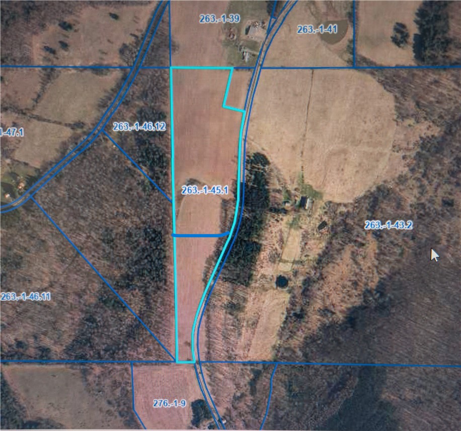 1525 Beaver Hill Road Wellsville, NY 14895 - Photo 6 of 6 Line represents approx. boundary line when parcele