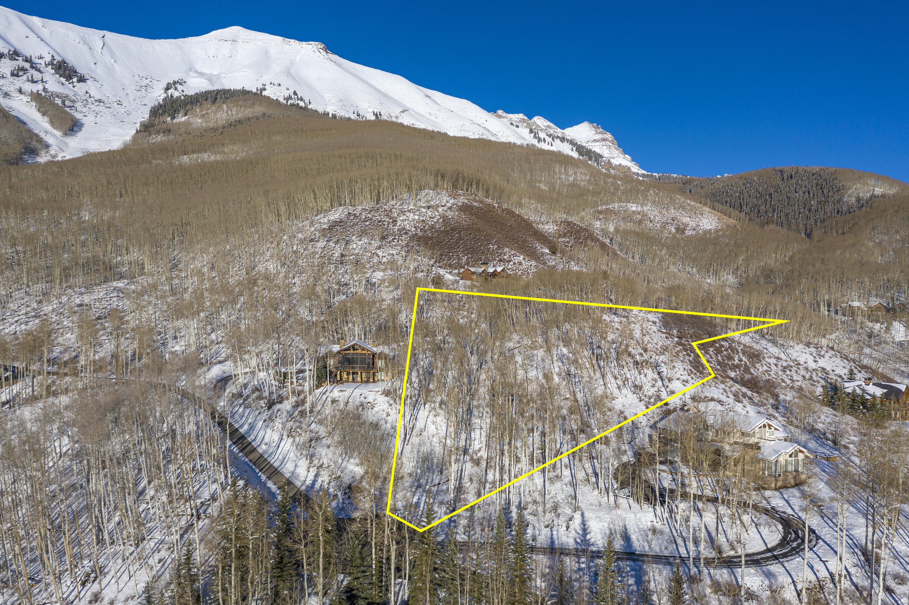 a view of mountain view with mountains in the background