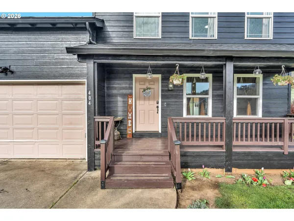 a front view of a house with a porch