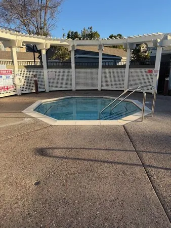 a view of outdoor space with seating area