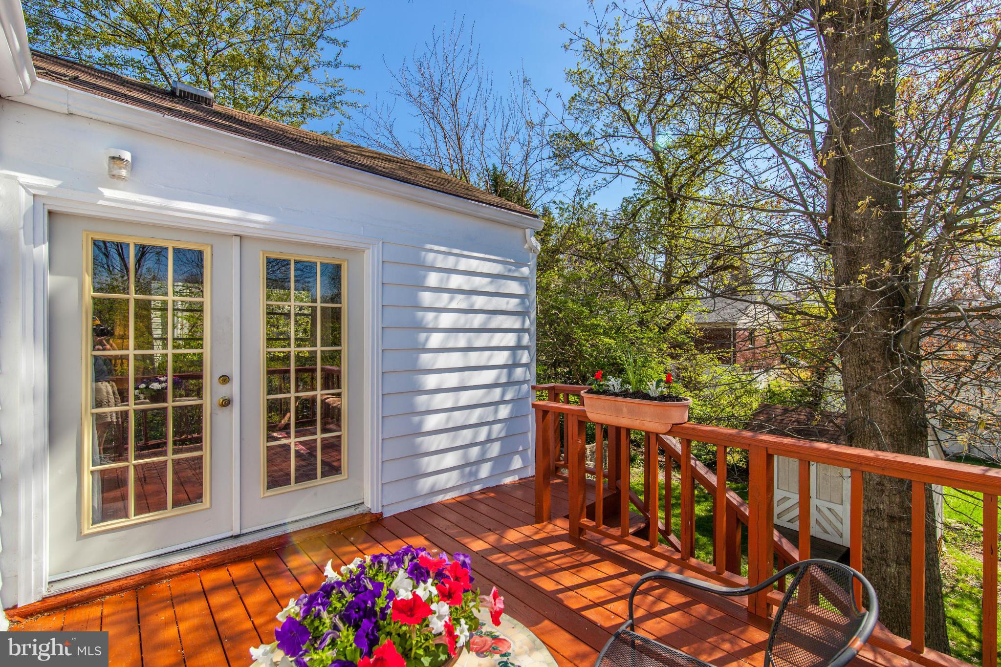 8514 Grubb Road Chevy Chase, MD 20815 - Photo 18 of 30 Private deck off family room