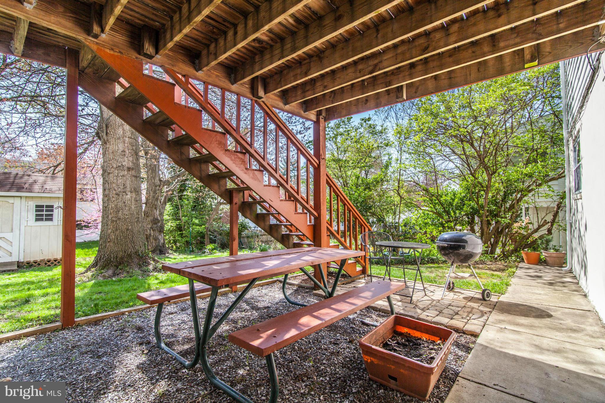 8514 Grubb Road Chevy Chase, MD 20815 - Photo 29 of 30 Patio under deck