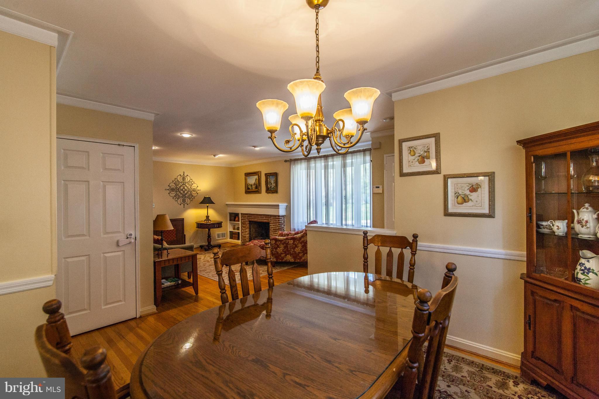 8514 Grubb Road Chevy Chase, MD 20815 - Photo 6 of 30 Dining room towards the living room