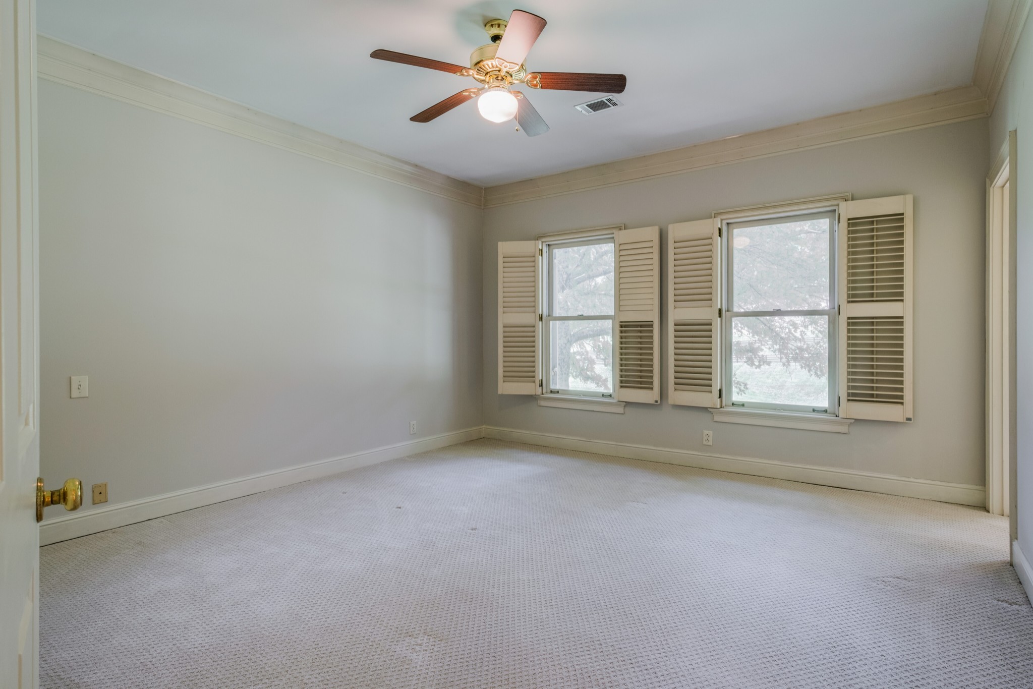 3026 Smith Lane Franklin, TN 37069 - Photo 25 of 39 an empty room with chandelier fan and windows
