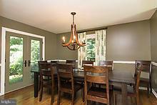 12908 Gent Road Reisterstown, MD 21136 - Photo 9 of 29 a view of a dining room with furniture window and wooden floor