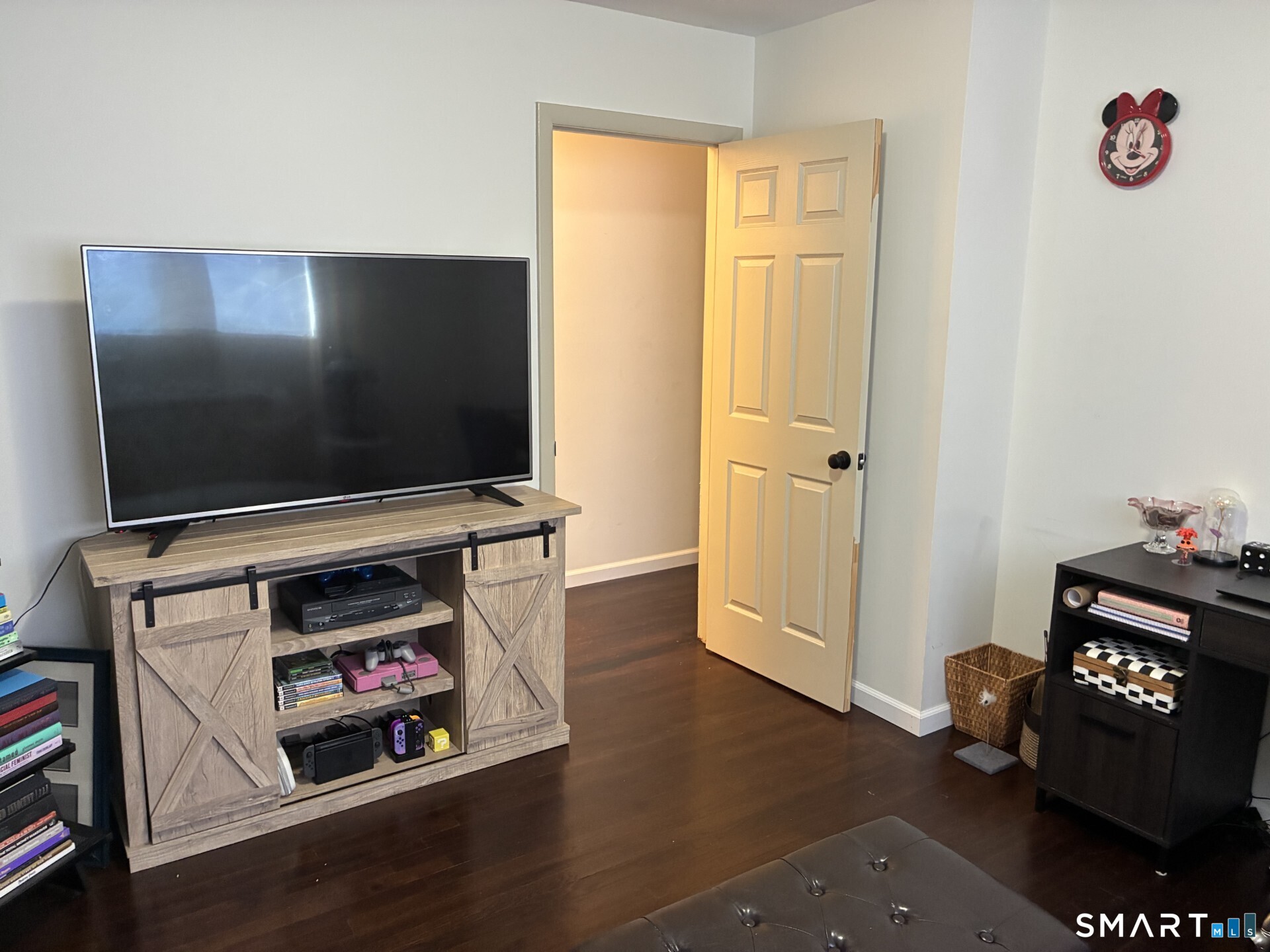 4 Shady Rest Boulevard Newtown, CT 06482 - Photo 24 of 34 a living room with furniture and a flat screen tv